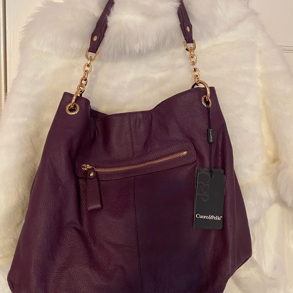 Leather Handbag New Never Used Tags on - Picture 3 of 5